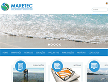 Tablet Screenshot of maretec.org